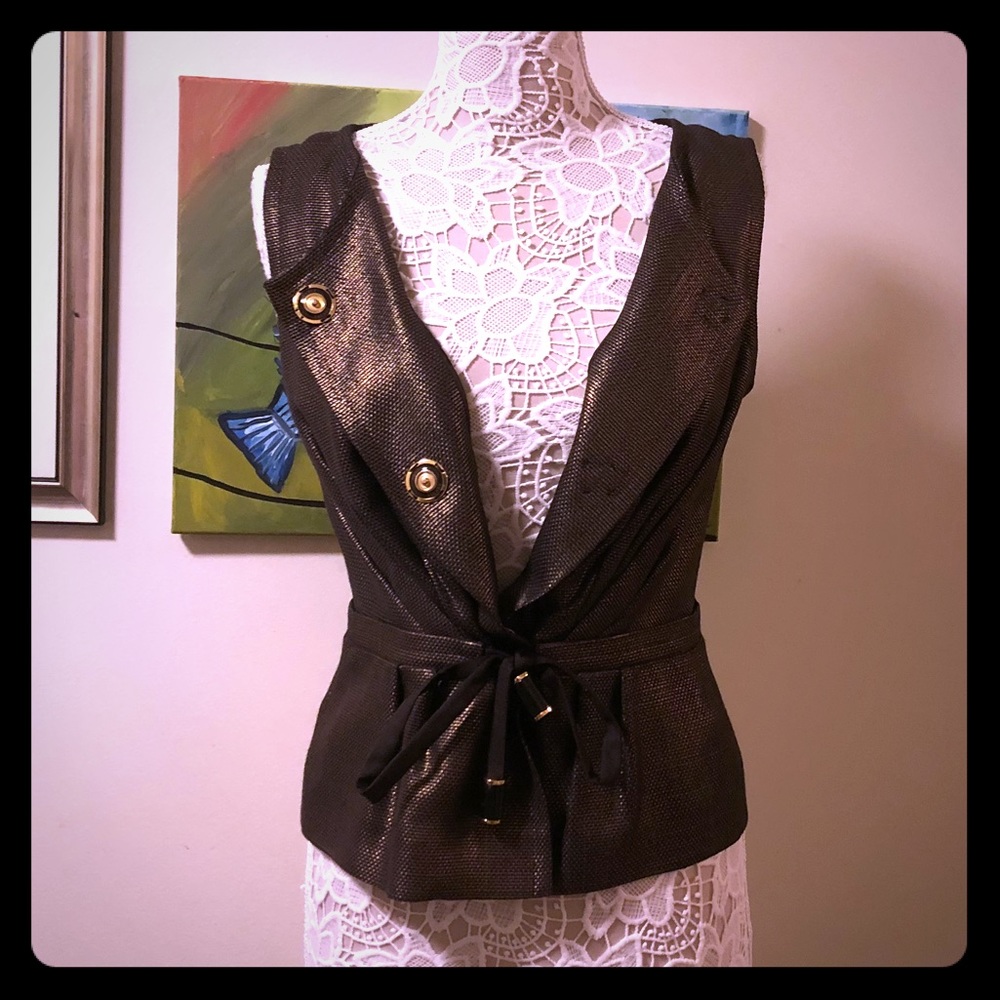 Golden Brown Vest Top from Escada